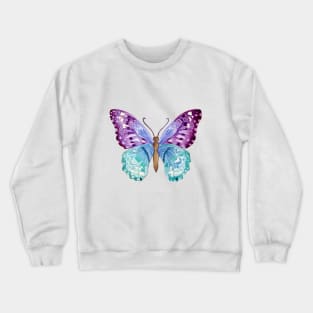 Pastel Butterfly Crewneck Sweatshirt